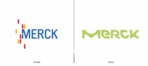 logo mercks avant et après